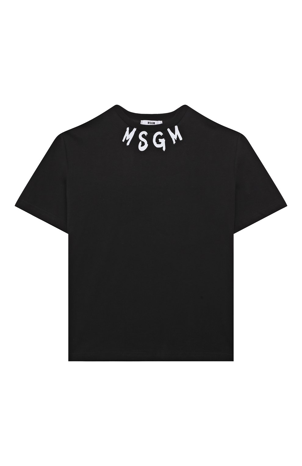 Хлопковая футболка MSGM KIDS, арт. MS029318, фото 1