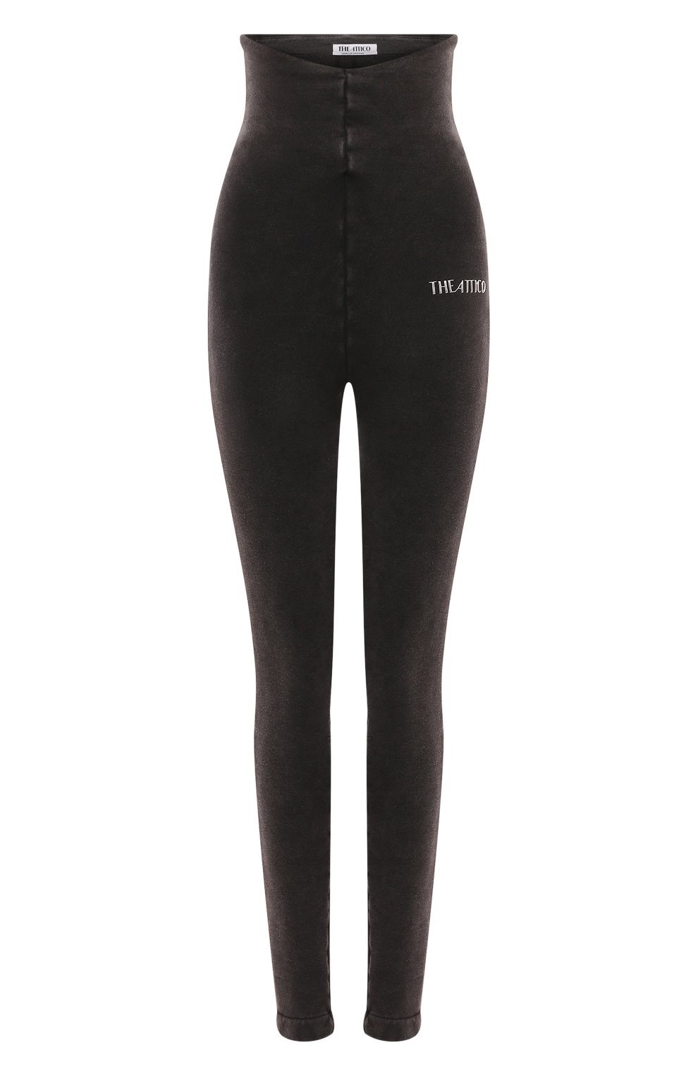 Хлопковые легинсы THE ATTICO, арт. 247WCP209, ф�ото 1