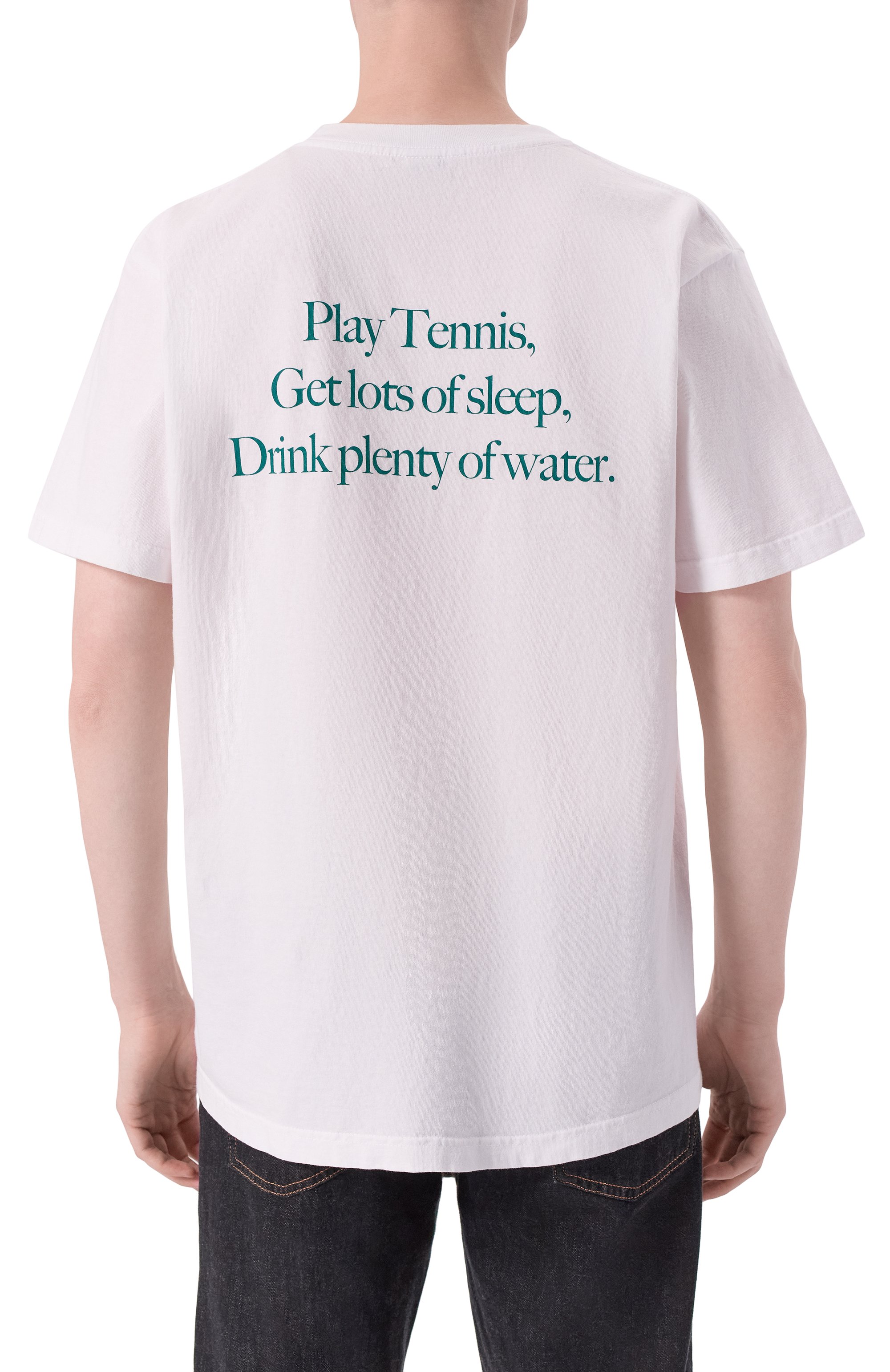 Хлопковая футболка SPORTY AND RICH, арт. T0043621425WH01, фото 4