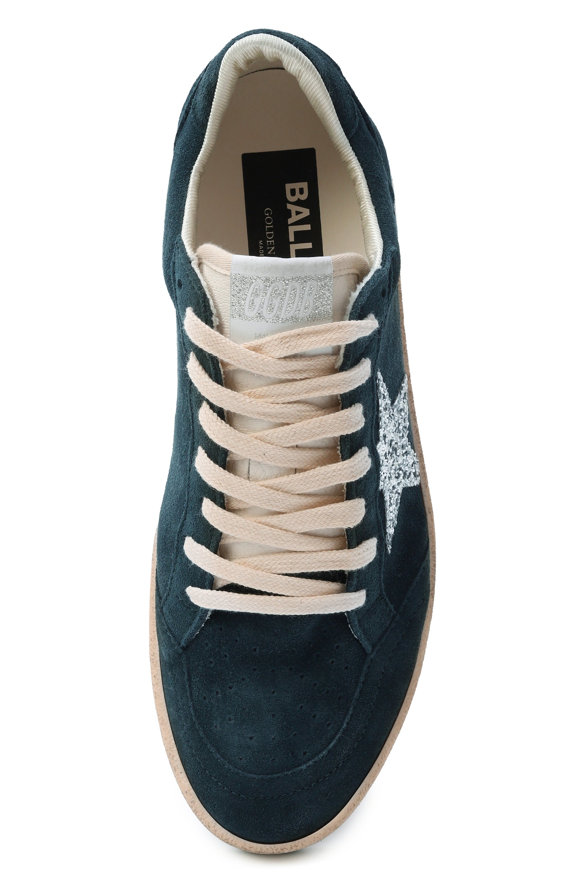 Замшевые кеды ball star GOLDEN GOOSE DELUXE BRAND, арт. GWF00117.F006680, фото 6
