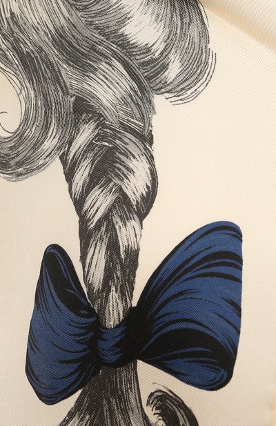 Шелковый платок GIVENCHY кремового цвета по цене 42450 руб., арт. GV1460, фото 3 Шелковый платок GIVENCHY, арт. GV1460, фото 3