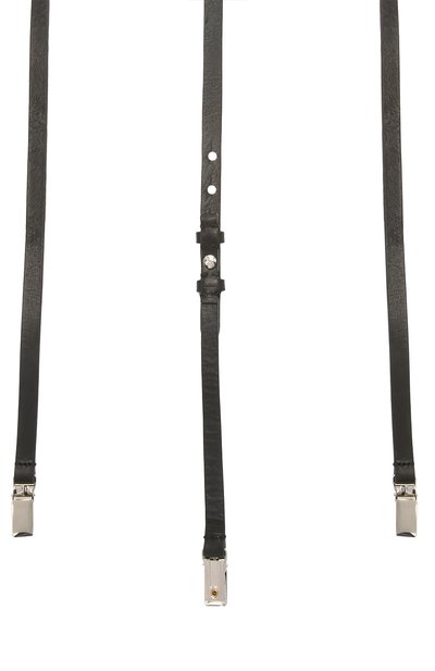 Кожаные подтяжки DSQUARED2 черного цвета по цене 41600 руб., арт. BEM0336 12900001, фото 2 Кожаные подтяжки DSQUARED2, арт. BEM0336 12900001, фото 2