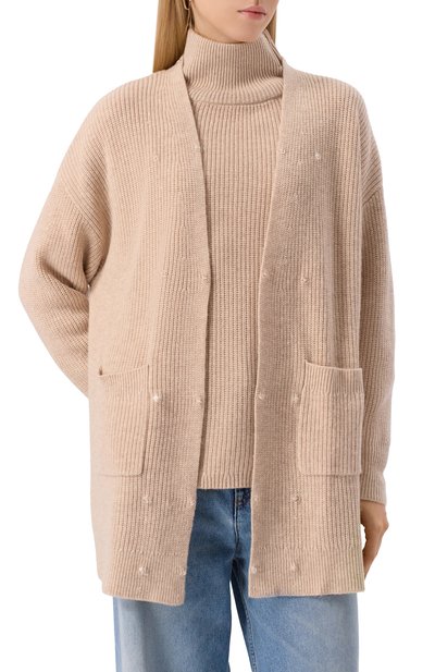 Кардиган с отделкой из козы MAX AND MOI, арт. H25GE0RGIA, фото 5