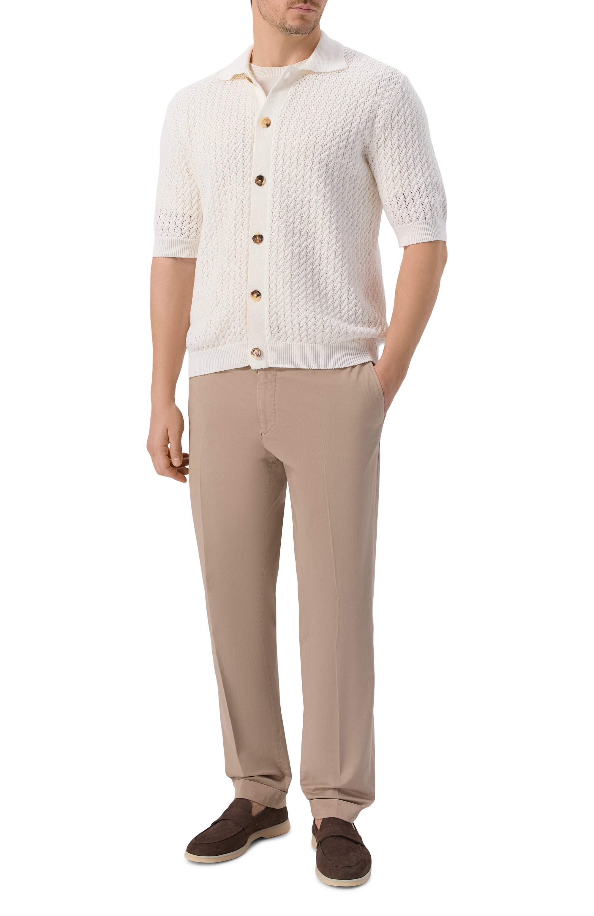 Хлопковая рубашка ANDREA CAMPAGNA, арт. M5426-9023, фото 2