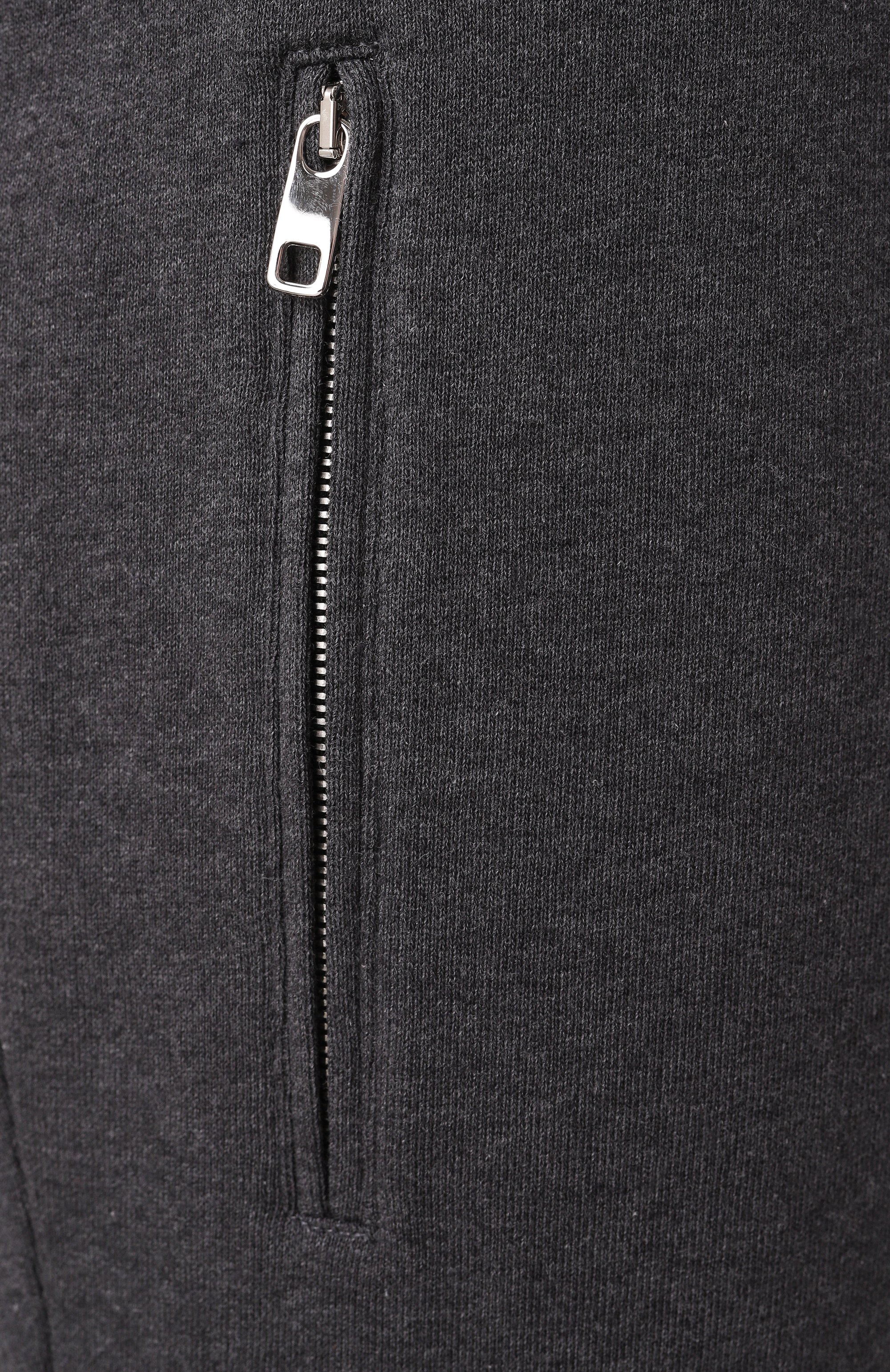 Хлопковые брюки DOLCE & GABBANA темно-серого цвета по цене 78450 руб., арт. G4ZCAT/G7JYX, фото 6 Хлопковые брюки DOLCE & GABBANA, арт. G4ZCAT/G7JYX, фото 6