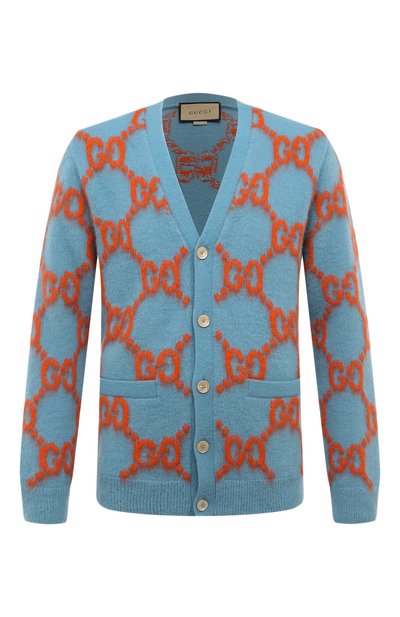 Мужской шерстяной кардиган GUCCI, арт. 764738/XKDPB