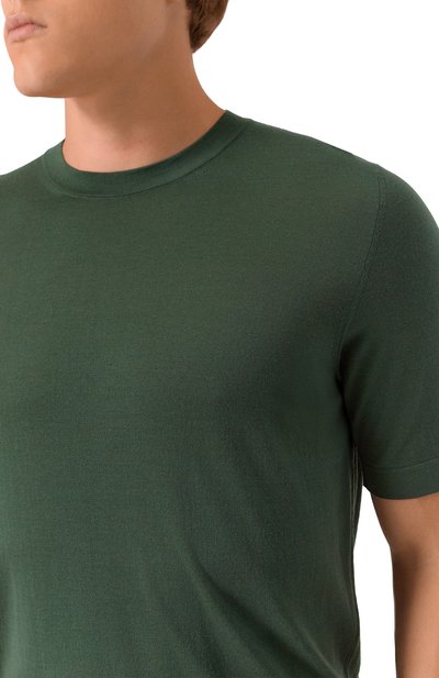 Шерстяной джемпер MVST темно-зеленого цвета по цене 131000 руб., арт. M0-M25.1MM.K402/44-60, фото 5 Шерстяной джемпер MVST, арт. M0-M25.1MM.K402/44-60, фото 5