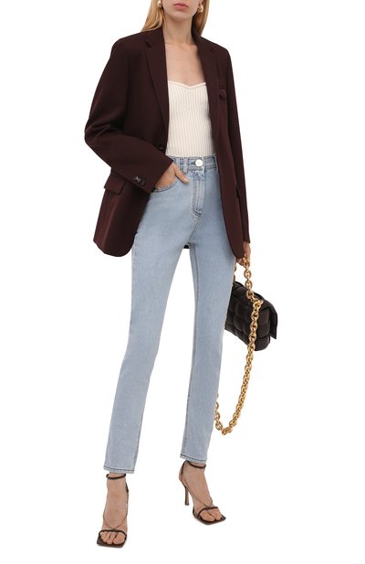 Джинсы BALMAIN голубого цвета по цене 89900 руб., арт. WF1MF000/D138, фото 2 Джинсы BALMAIN, арт. WF1MF000/D138, фото 2