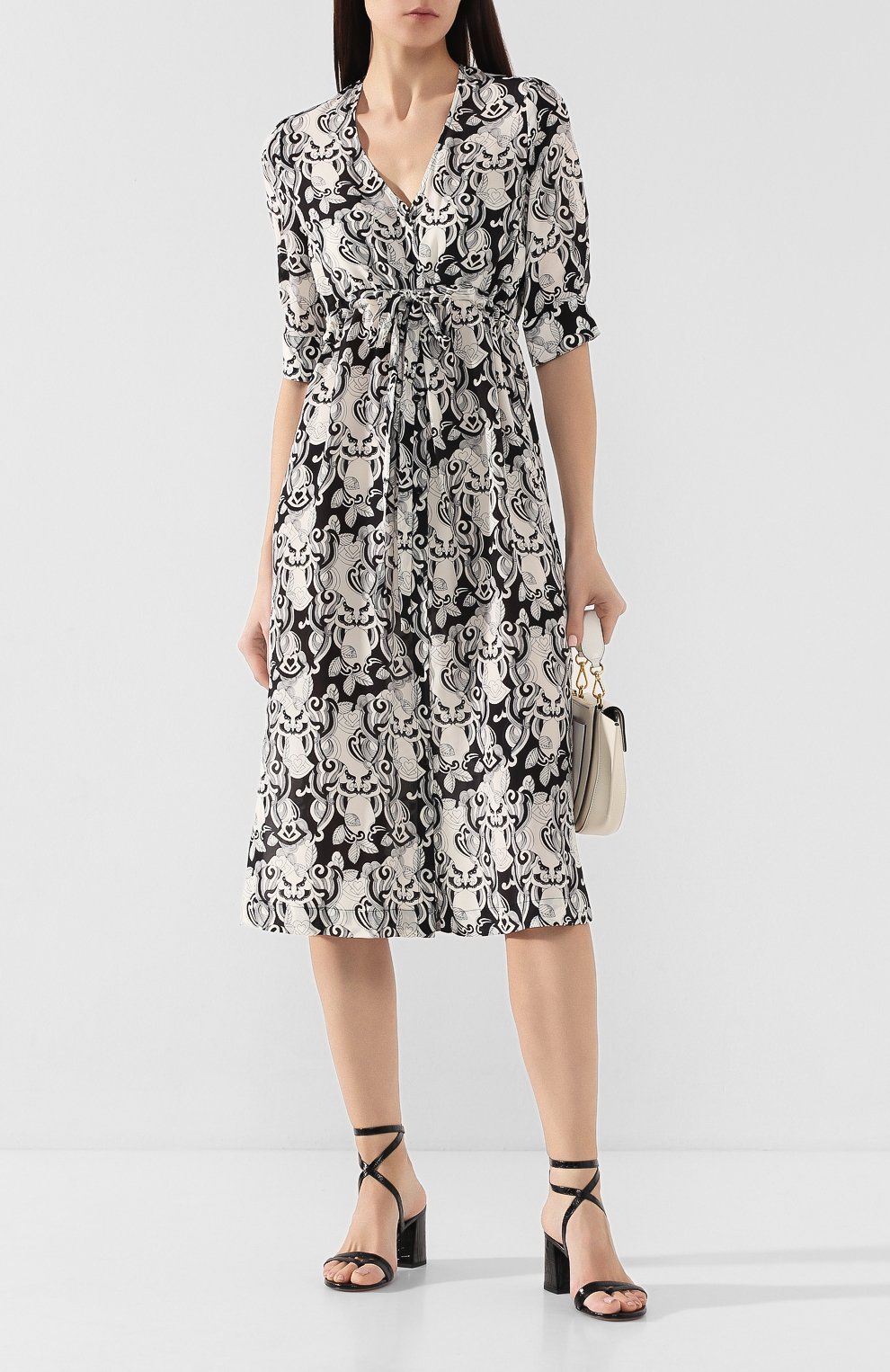 Платье из смеси вискозы и шелка SEE BY CHLOÉ, арт. CHS20SR037038, фото 2