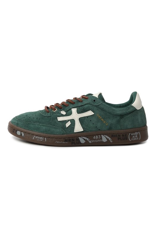 Замшевые кеды Bskt Clay-D Premiata BSKTCLAD/VAR 7687 Зелёный  BSKTCLAD/VAR 7687 Фото 4