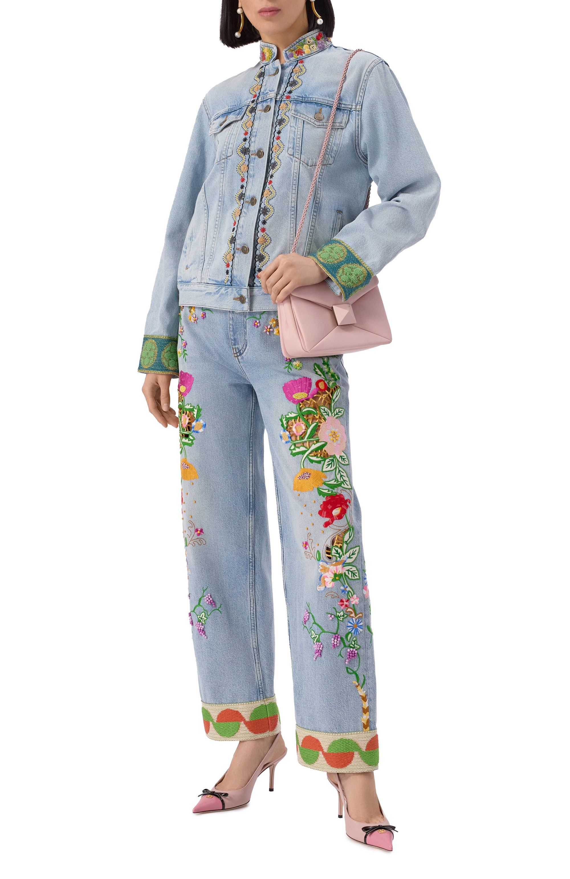 Джинсы VALENTINO, арт. 6B3DD19F94S, фото 2