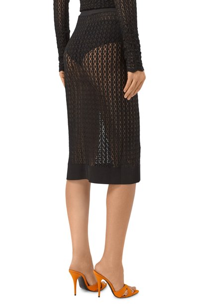 Юбка из вискозы SAINT LAURENT, арт. 806962/Y76VX, фото 4