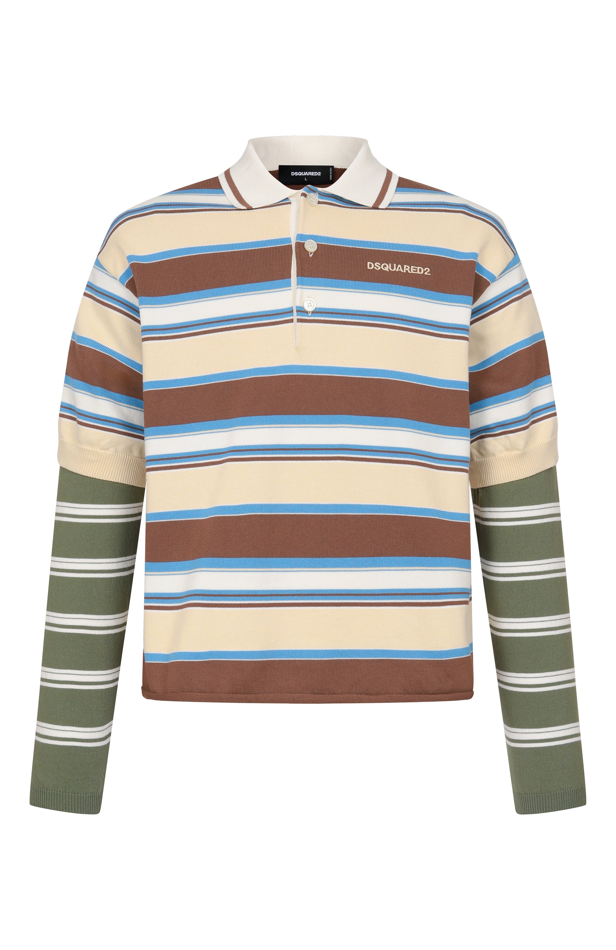 Хлопковое поло DSQUARED2, арт. S74HA1595/D13190, фото 1