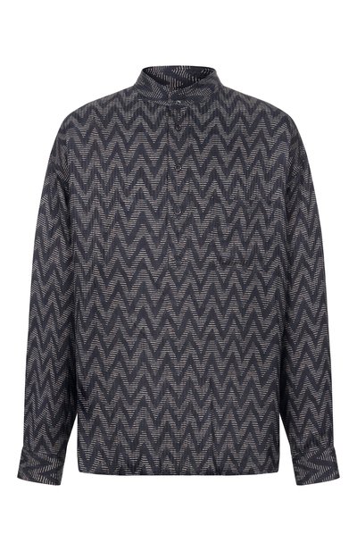 Мужская рубашка из вискозы и шелка GIORGIO ARMANI, арт. GM003495/TE20915