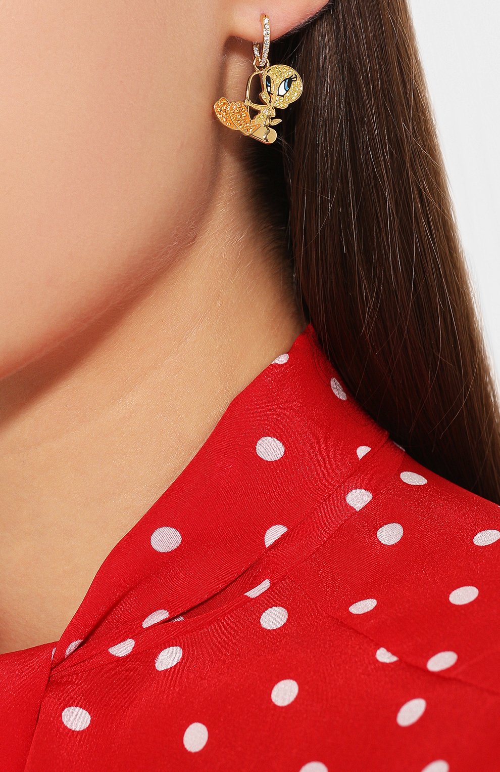 Серьги looney tunes tweety SWAROVSKI, арт. 5487637, фото 4