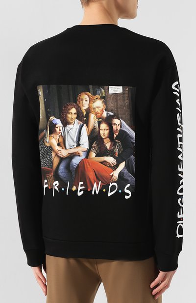 Хлопковый свитшот DIEGO VENTURINO, арт. SS19 - DV FLG CFD, фото 4