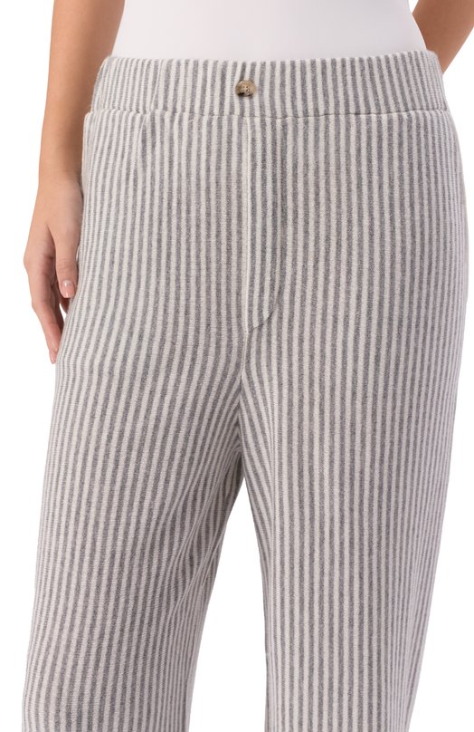 Брюки из шерсти и кашемира Allude 255/17751 Серый  255/17751 Фото 5