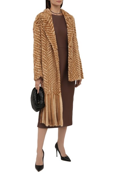 Женская шуба из норки FENDI, ар т. FNE02L AH0K