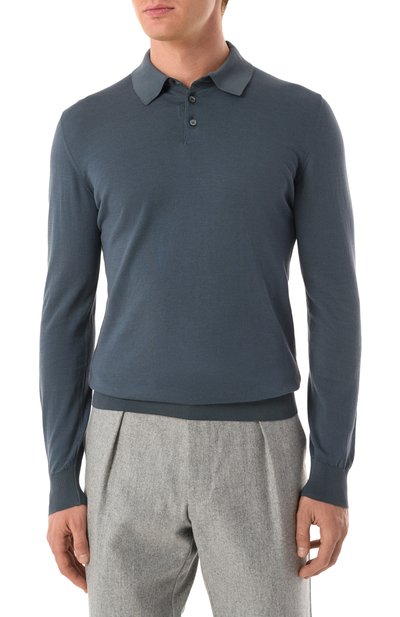 Хлопковое поло FEDELI, арт. 8UED5911, фото 3