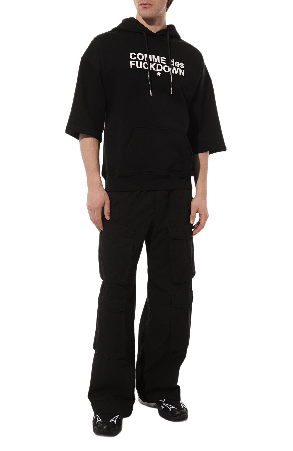 Текстильные кроссовки ren Y-3 черно-белого цвета по цене 54350 руб., арт. FX7255, фото 2 Текстильные кроссовки ren Y-3, арт. FX7255, фото 2