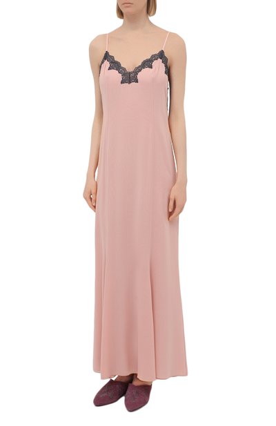 Шелковая сорочка LA PERLA светло-розового цвета по цене 129500 руб., арт. 0051800, фото 3 Шелковая сорочка LA PERLA, арт. 0051800, фото 3