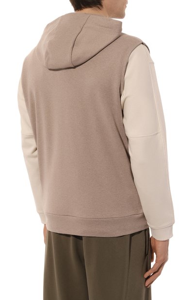 Хлопковый жилет MARCO PESCAROLO бежевого цвета по цене 56950 руб., арт. AMAX/47Y05, фото 4 Хлопковый жилет MARCO PESCAROLO, арт. AMAX/47Y05, фото 4