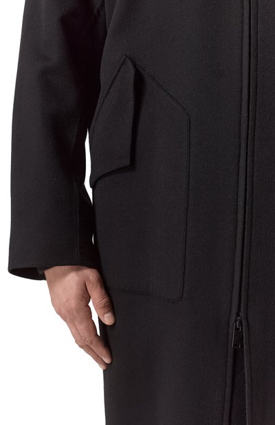 Кашемировое пальто MVST черного цвета по цене 483500 руб., арт. TXEKB-ES4245-4 BS/LC1598, фото 5 Кашемировое пальто MVST, арт. TXEKB-ES4245-4 BS/LC1598, фото 5