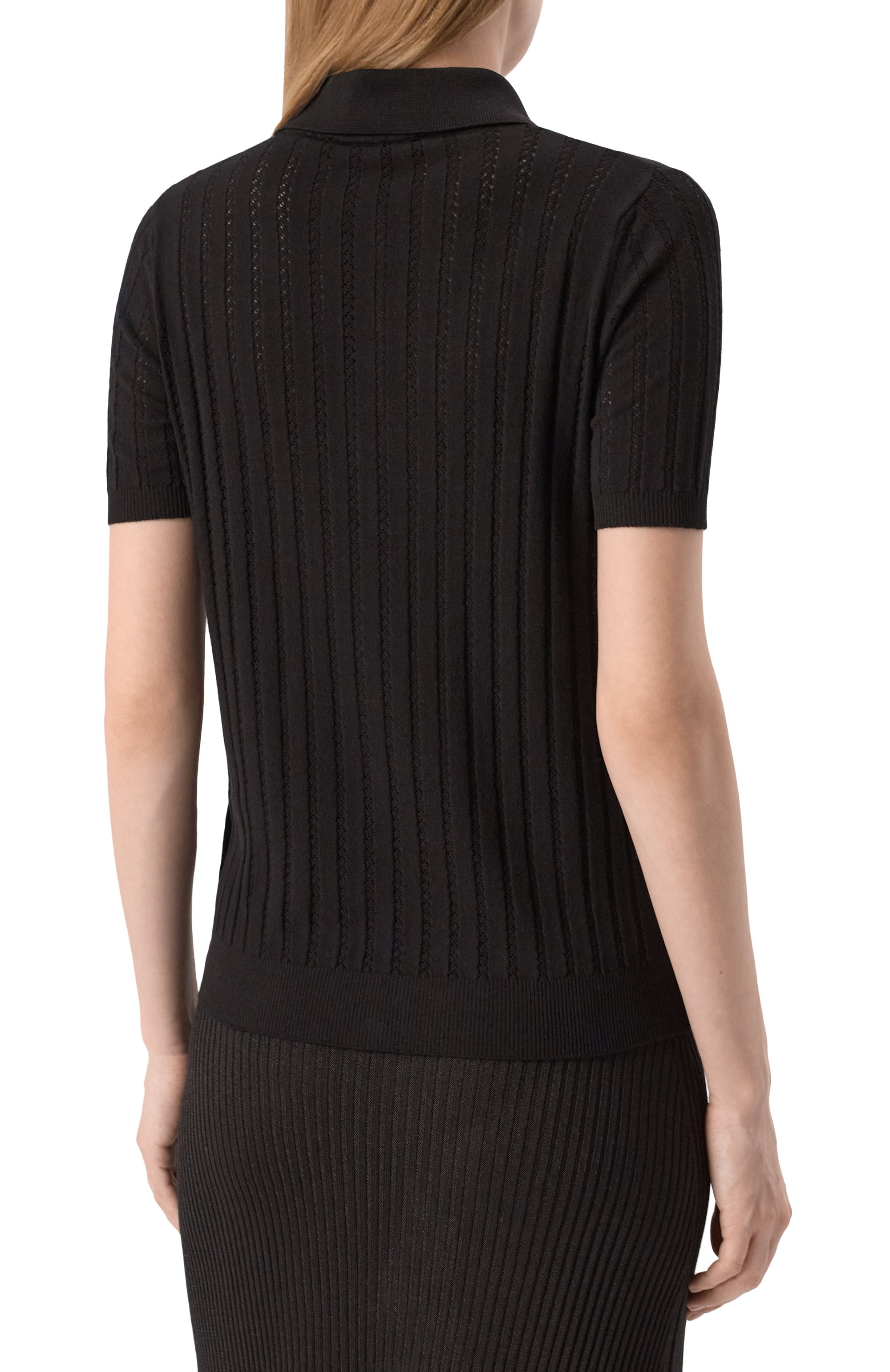 Кардиган из вискозы PIETRO BRUNELLI черного цвета по цене 16800 руб., арт. MEB028/VIB88P, фото 4 Кардиган из вискозы PIETRO BRUNELLI, арт. MEB028/VIB88P, фото 4