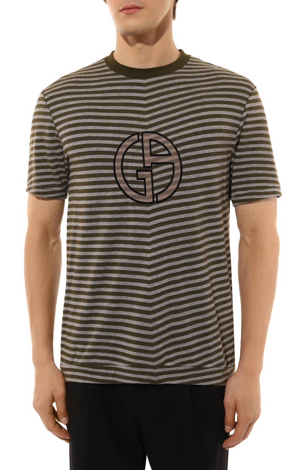 Футболка из вискозы GIORGIO ARMANI, арт. GM000244/TE11583, фото 3