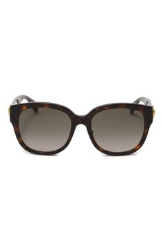Женские солнцезащитные очки GUCCI коричневого цвета, арт. GG1409SK 002 | Фото 3 (Нос: Не проставлено; Региональные ограничения белый список (Axapta Mercury): Не проставлено; Тип очков: С/з; Материал: Пластик; Очки форма: Квадратные; Оптика Гендер: оптика-женское)