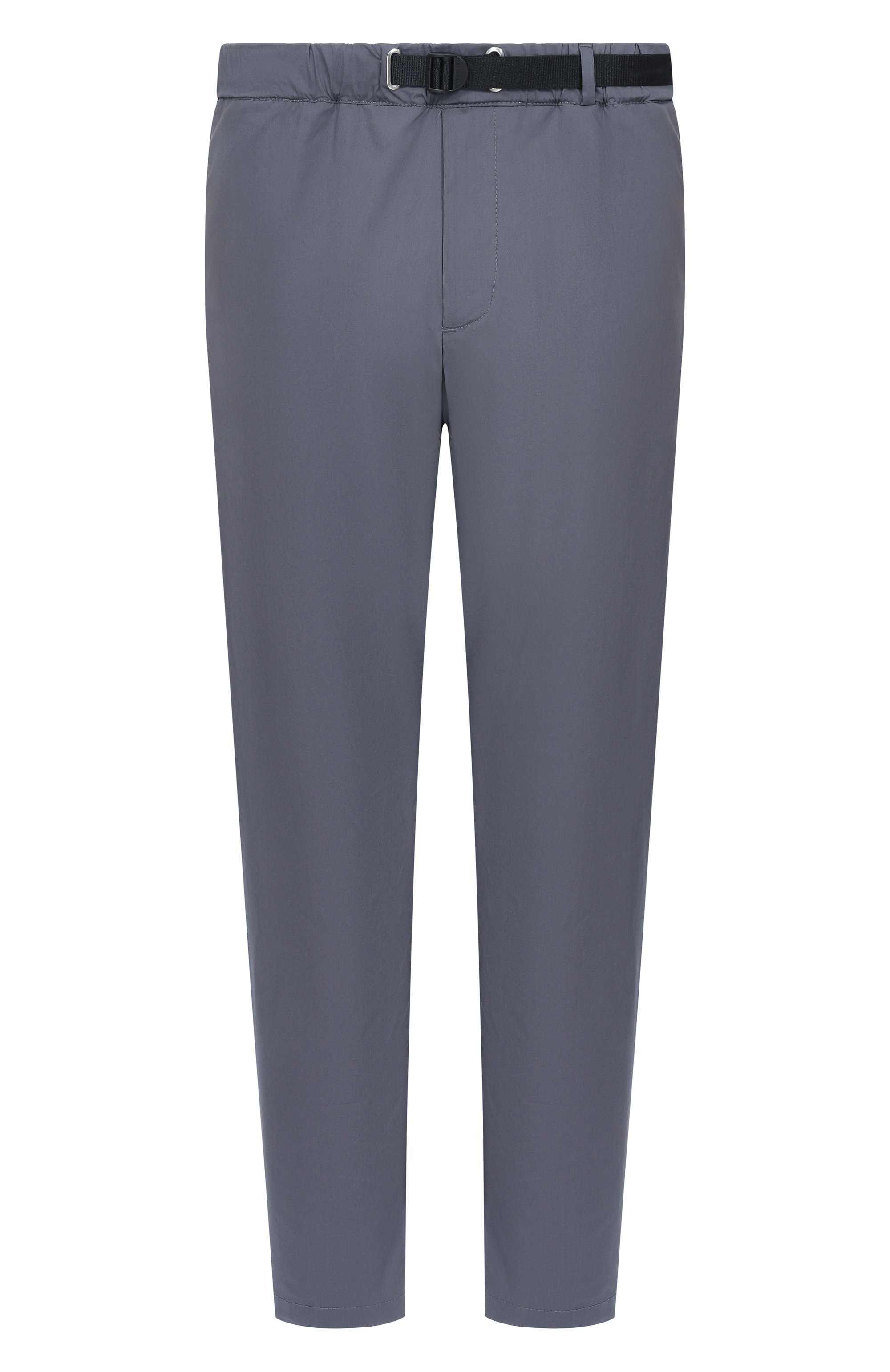 Хлопковые брюки WHITE SAND темно-серого цвета по цене 23600 руб., арт. 26SU66/311, фото 1 Хлопковые брюки WHITE SAND, арт. 26SU66/311, фото 1