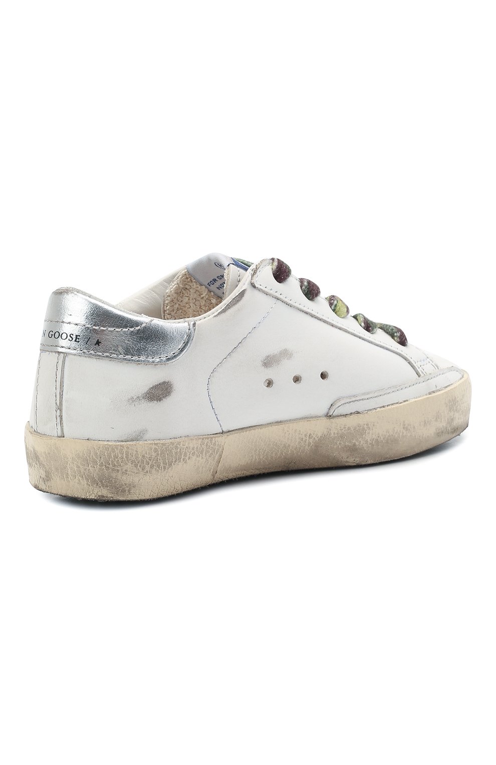 Кожаные кеды superstar GOLDEN GOOSE DELUXE BRAND, арт. GJF00101.F001157, фото 3