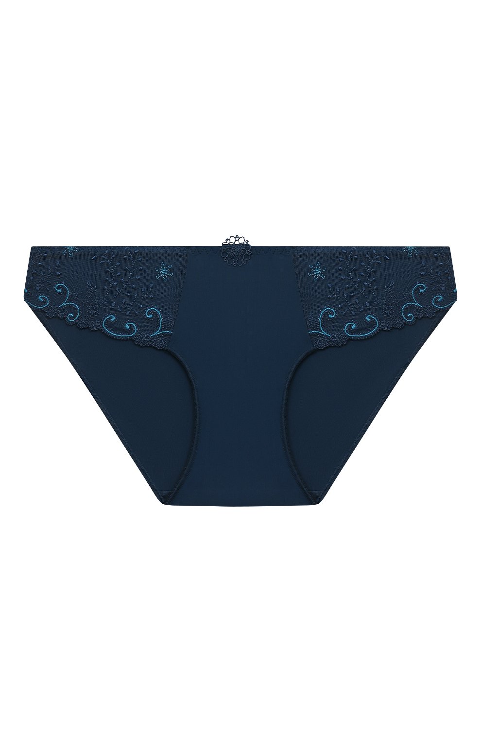 Трусы-слипы SIMONE PERELE синего цвета по цене 8090 руб., арт. 12X720, фото 1 Трусы-слипы SIMONE PERELE, арт. 12X720, фото 1