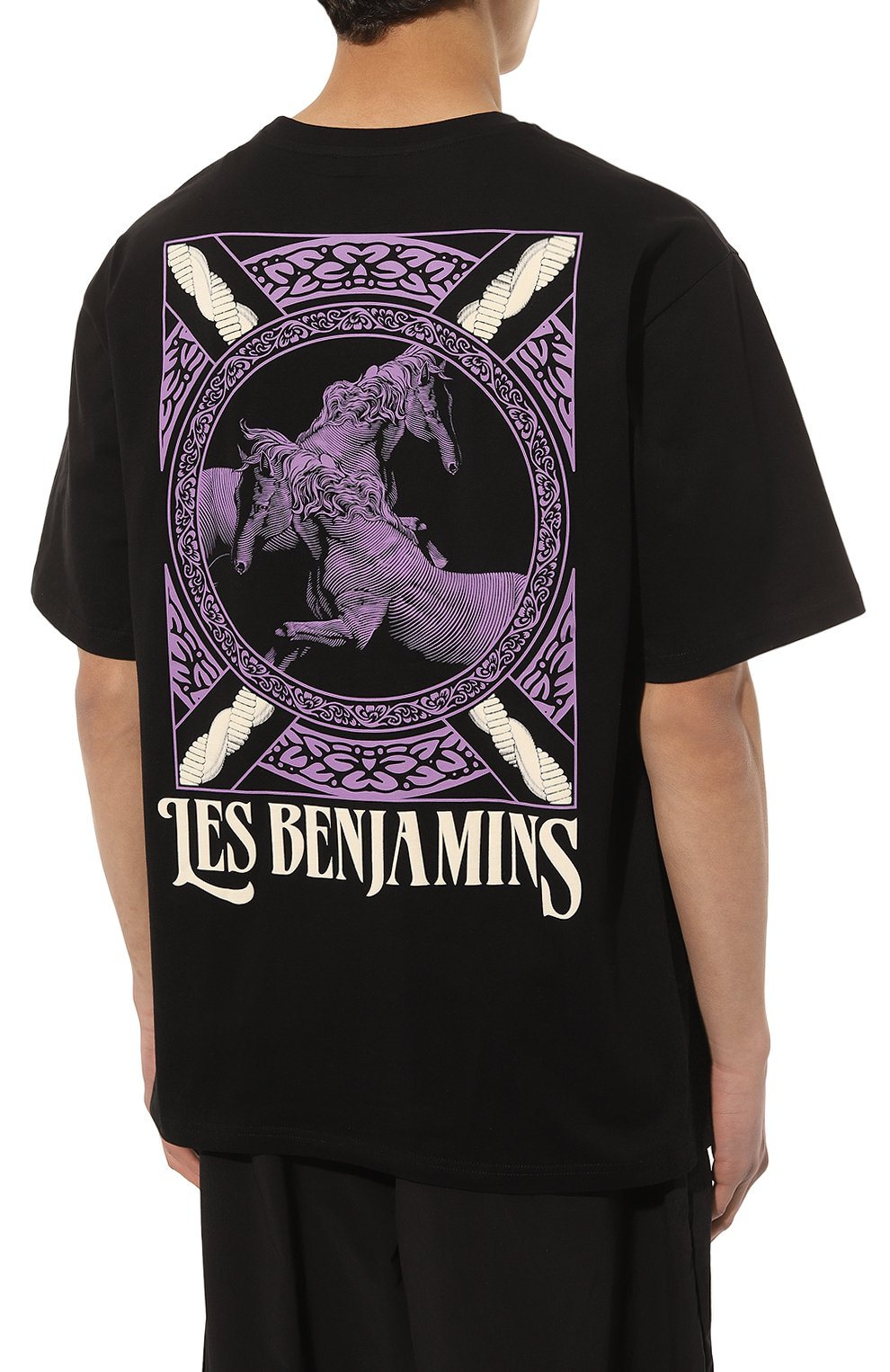 Хлопковая футболка LES BENJAMINS, арт. LB23SSH0EMUTS-010, фото 4