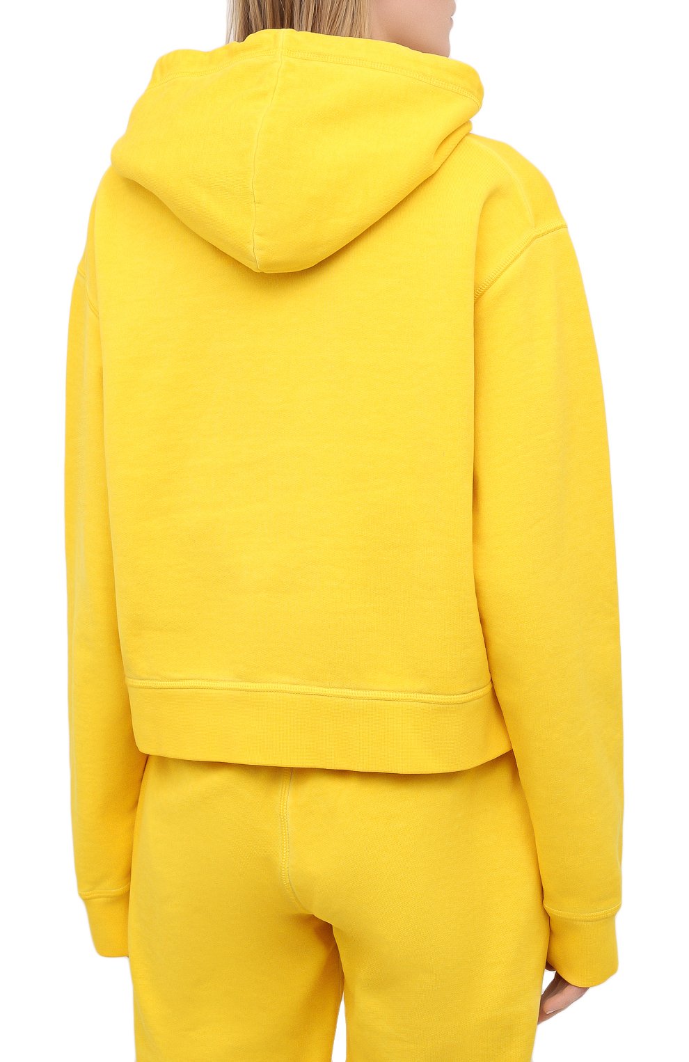 Хлопковое худи DSQUARED2 желтого цвета по цене 49450 руб., арт. S75GU0348/S25030, фото 4 Хлопковое худи DSQUARED2, арт. S75GU0348/S25030, фото 4