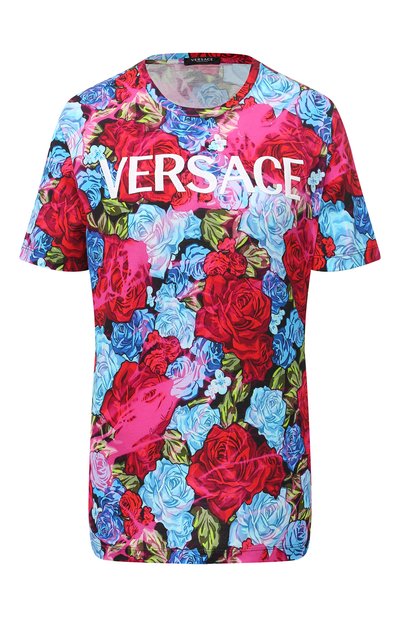 Хлопковая футболка VERSACE, арт. A87484/A235967, фото 1