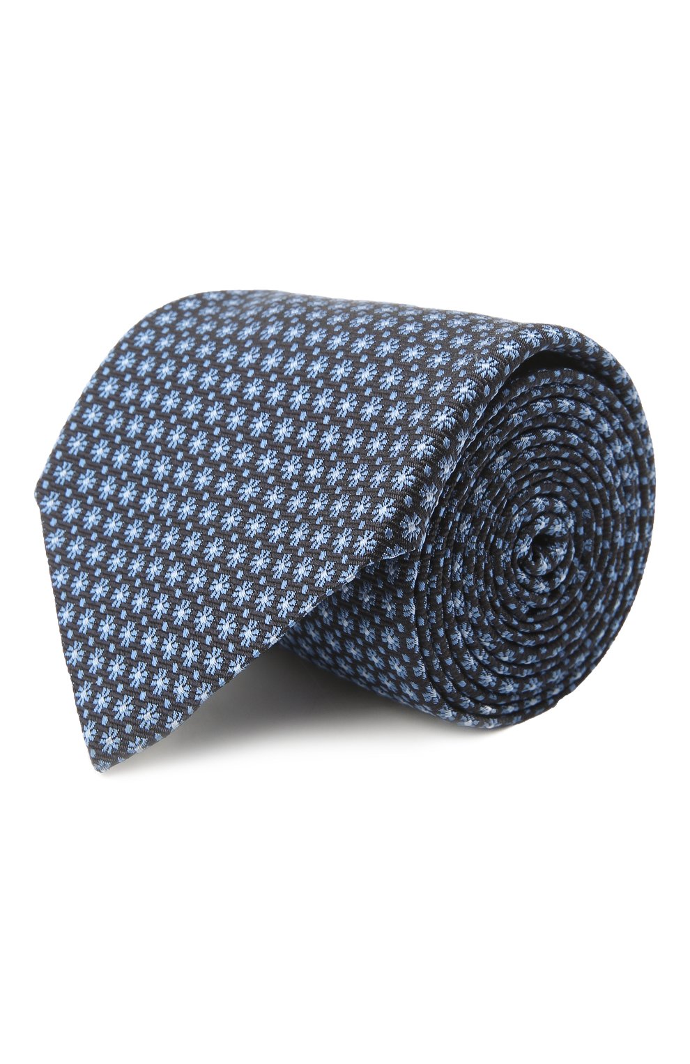 Шелковый галстук ZEGNA голубого цвета по цене 19650 руб., арт. Z2D03T/1UM, фото 1 Шелковый галстук ZEGNA, арт. Z2D03T/1UM, фото 1