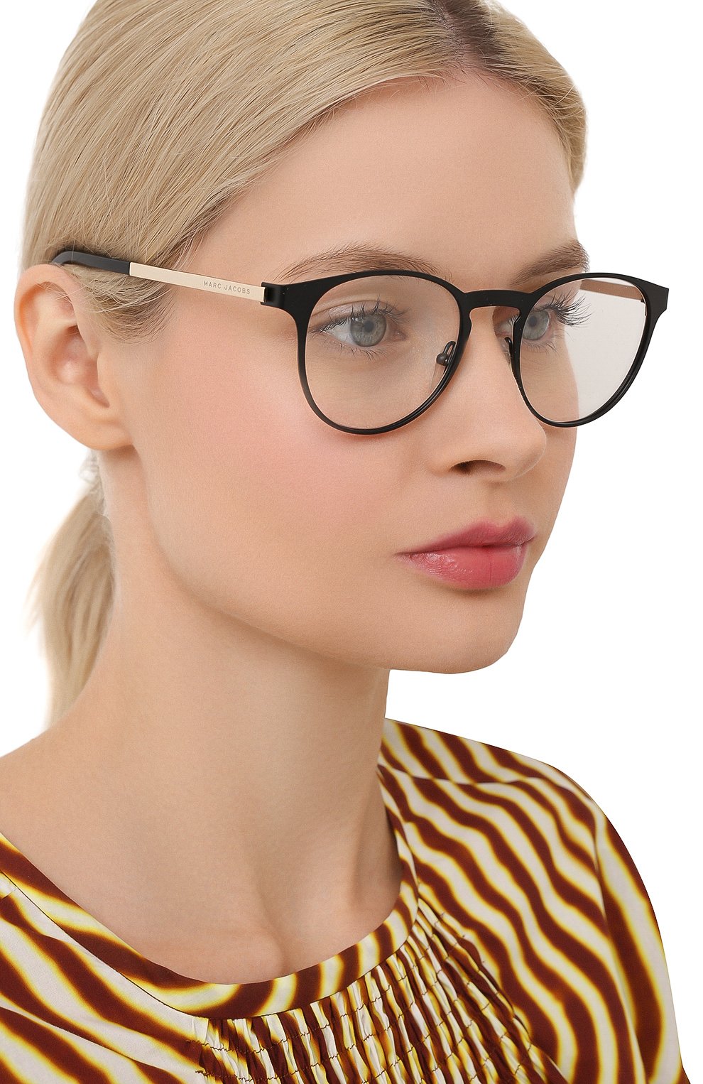 Оправа MARC JACOBS (THE) черного цвета по цене 13450 руб., арт. MARC 320 003, фото 2 Оправа MARC JACOBS (THE), арт. MARC 320 003, фото 2