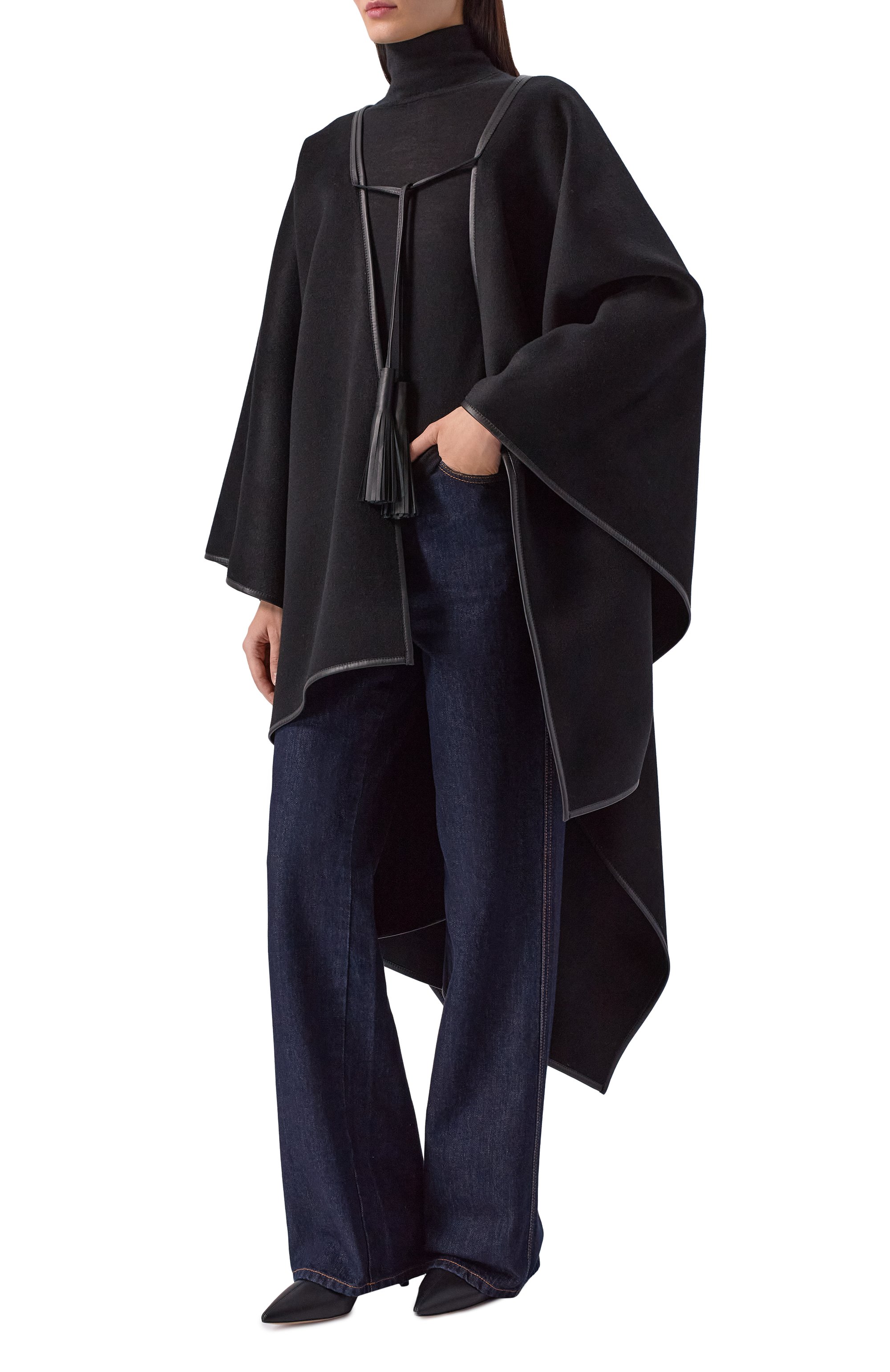 Шерстяное пончо EDOMO, арт. C010102FW2526, фото 2