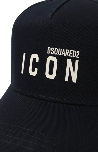 Хлопковая бейсболка icon DSQUARED2 темно-синего цвета по цене 22800 руб., арт. BCM0413/05C00001, фото 4 Хлопковая бейсболка icon DSQUARED2, арт. BCM0413/05C00001, фото 4