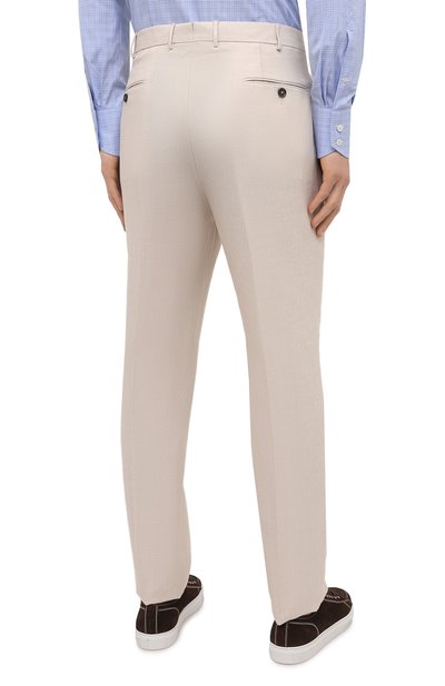 Брюки из шерсти и льна ZEGNA, арт. 915F01/75TB12, фото 4