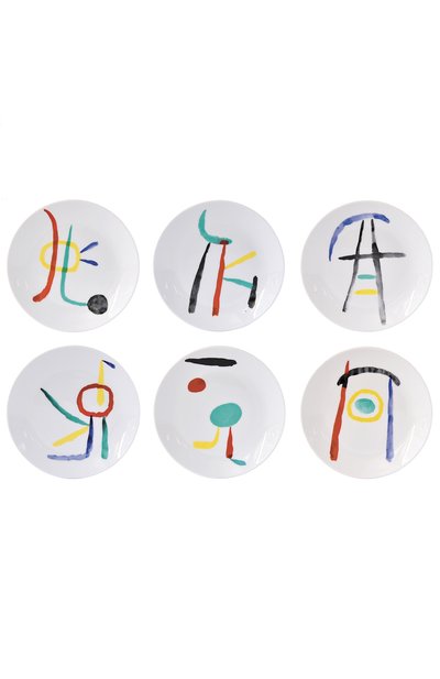 Набор из шести тарелок joan miro BERNARDAUD, арт. 1844/23355, фото 1