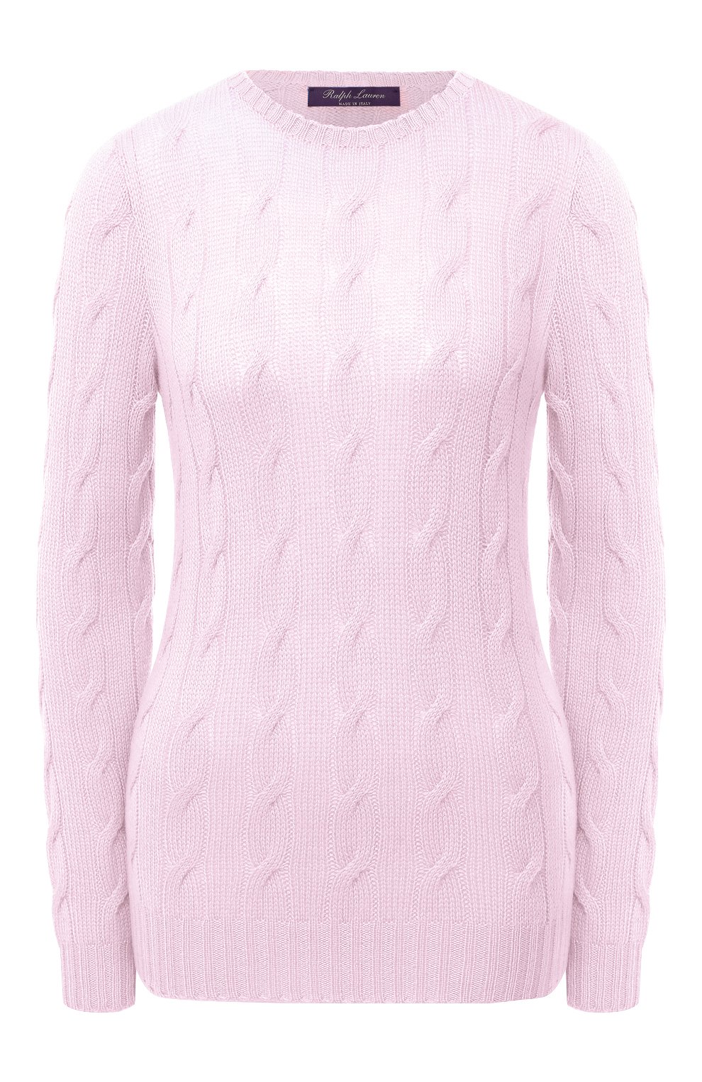 Кашемировый пуловер RALPH LAUREN розового цвета по цене 84350 руб., арт. 290615209, фото 1 Кашемировый пуловер RALPH LAUREN, арт. 290615209, фото 1