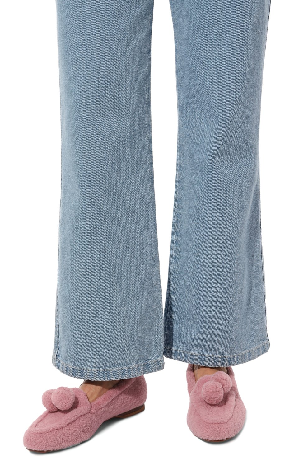 Лоферы из овчины SANTONI, арт. WUAG71062PA1N0FK, фото 3