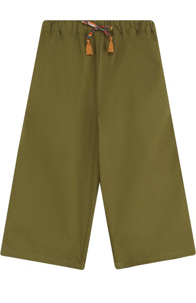 Кюлоты из хлопка свободного кроя с лампасами STELLA JEAN KIDS, арт. J/JF/PA01/0317/4A-6A, фото 1