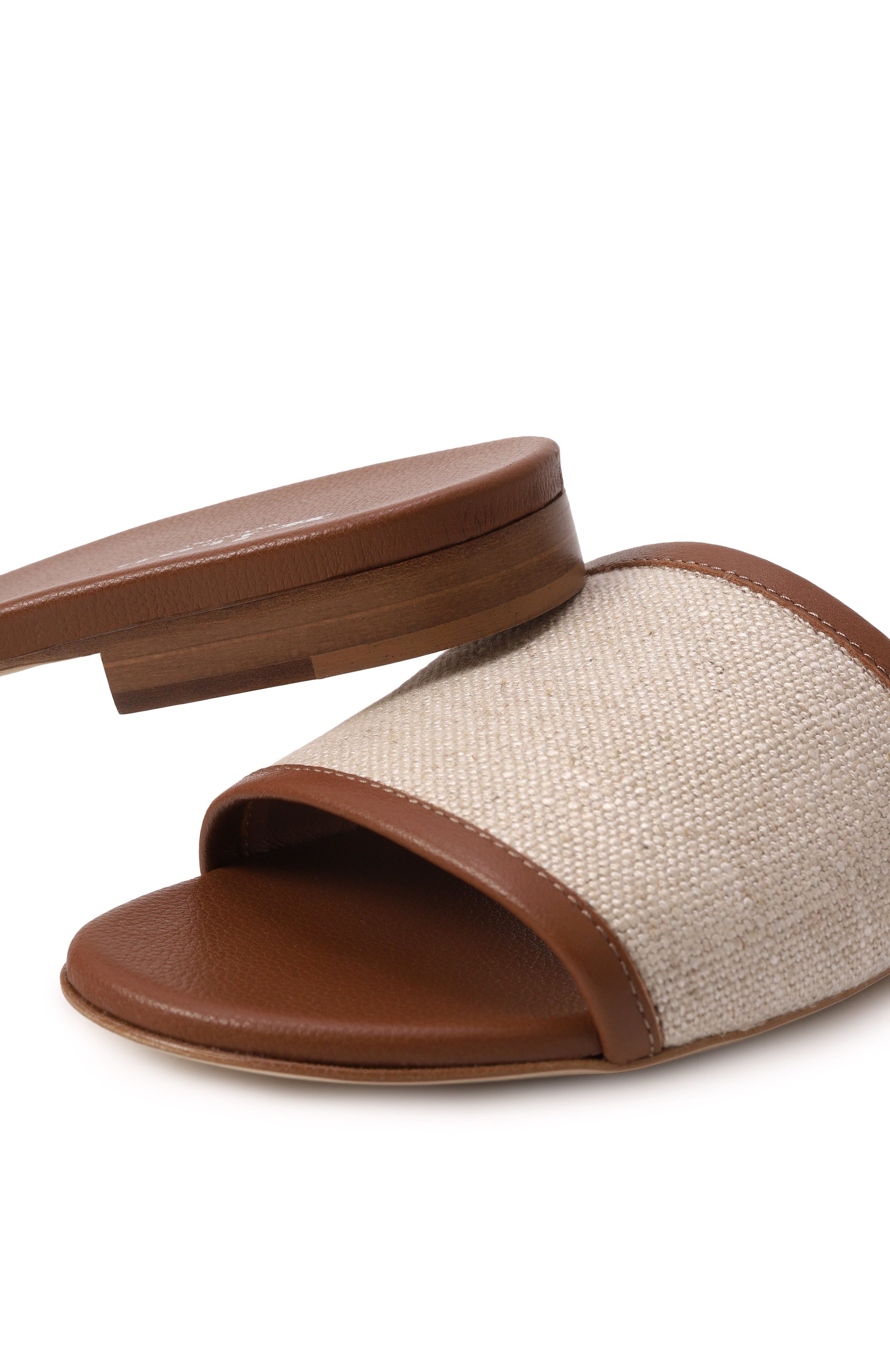 Текстильные шлепанцы KITON, арт. D57811N0117002, фото 7