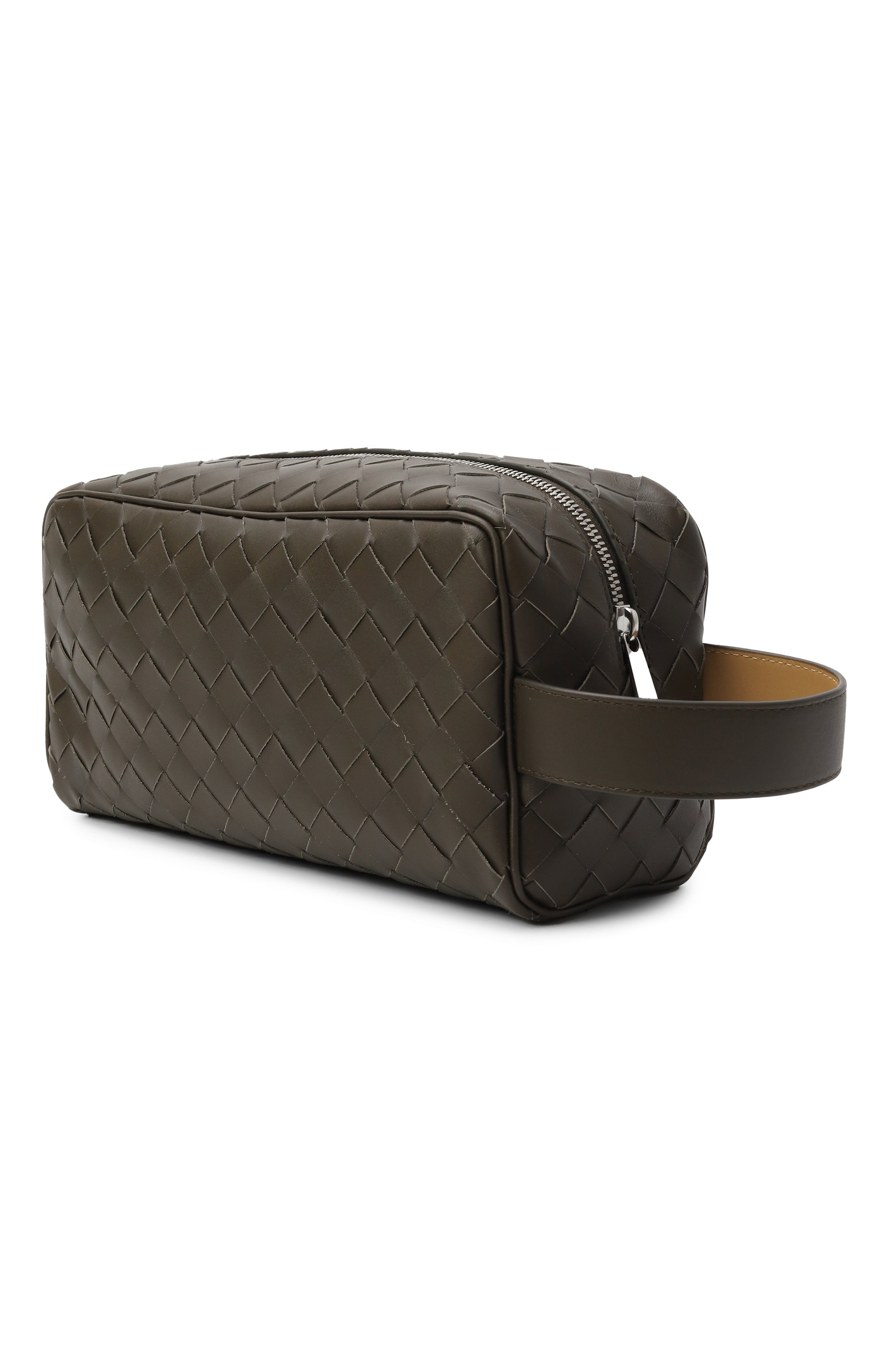 Несессер BOTTEGA VENETA хаки цвета по цене 246500 руб., арт. 729295/VCPQD, фото 2 Несессер BOTTEGA VENETA, арт. 729295/VCPQD, фото 2