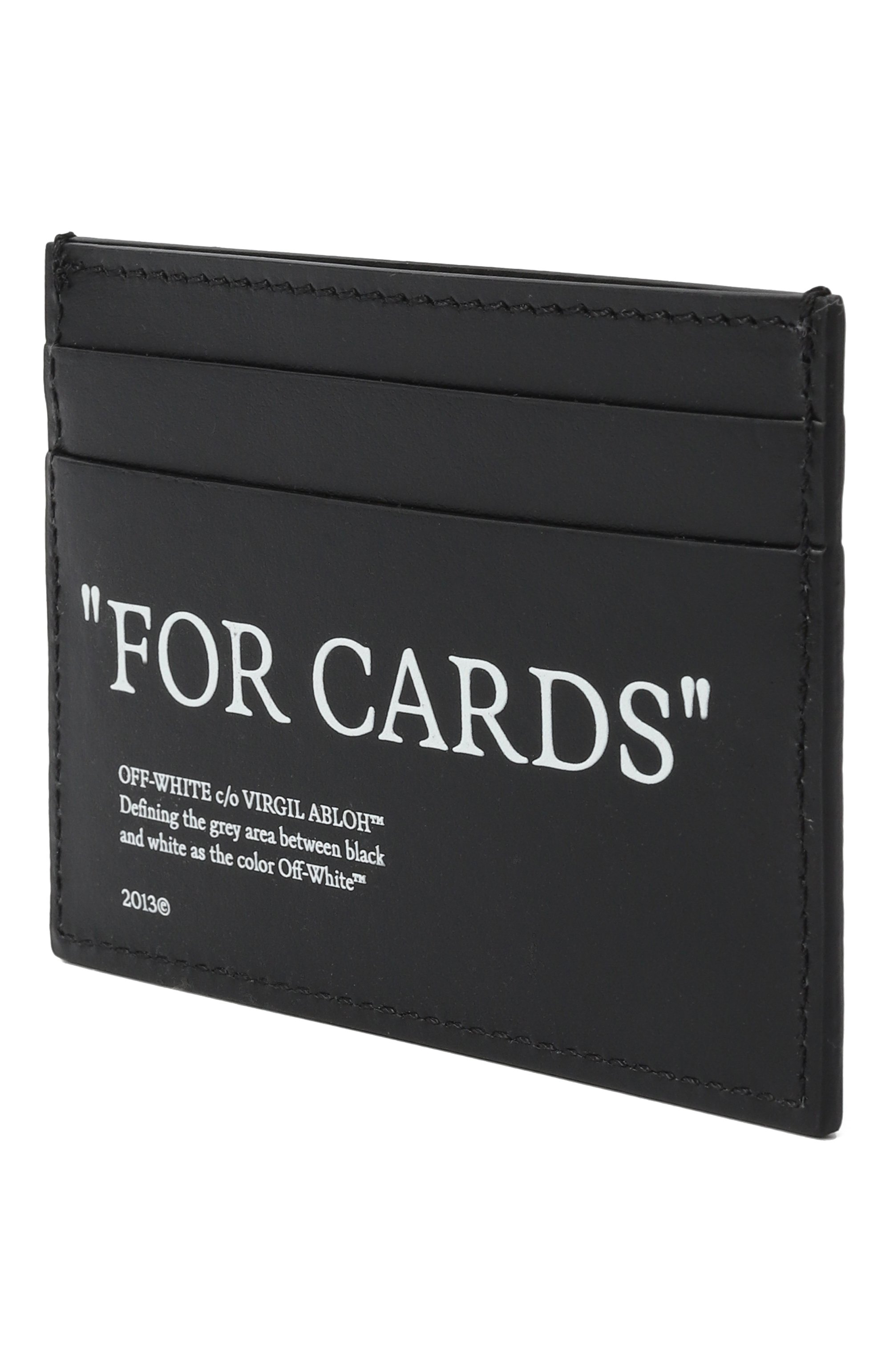 Кожаный футляр для кредитных карт OFF-WHITE, арт. 0MND067C99LEA001, фото 3