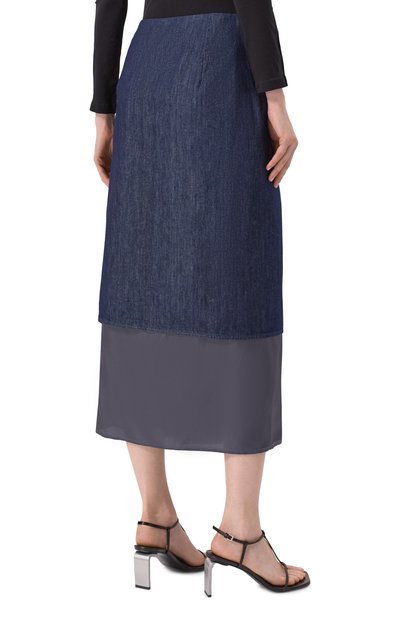 Юбка из хлопка и вискозы DRIES VAN NOTEN, арт. 251-010826-1553, фото 4