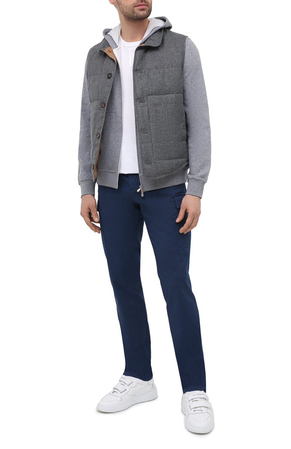 Хлопковая толстовка BRUNELLO CUCINELLI, арт. M0T319069G, фото 2